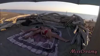 My STEP-DAD takes me to a NUDIST BEACH and TOUCHES my PUSSY in front of everyone (REAL) PART 2