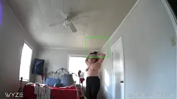 Hidden Camera - Step Mom Comes Home From Shopping, Tries On New  Clothes And Masturbates!