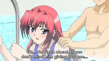 Step Sister Asks For Sex in the Pool - Hentai uncensored [Subtitled]