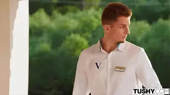 TUSHY Cute Petite Blonde Claire Gets DPed At Hotel Vixen