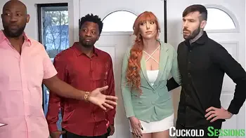 CuckoldSessions - Mega Hot CHEATING Redhead Lauren Phillips Gets DP'D HARD