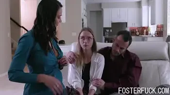 Teen Foster StepDaughter To Fuck StepParents- Alexis Zara And Macy Meadows