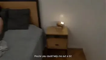 Cheating stepsister asked for help masturbating, so I creampied her - Amateur