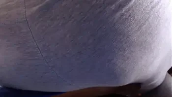 Wonderful farts inside tight yoga pants