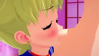 Horny Student Sailor Moon Passionately Sucks Dick l 3D SFM hentai uncensored