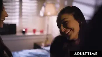 ADULT TIME - Voyeur Lesbian Teen Watches Aidra Fox And Kristen Scott Lick Each Others Pussies