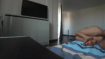 Cheating. Wife Cheats On Her Husband And The Builder While He's Not At Home. Taboo Sex