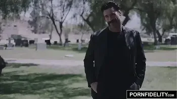 PORNFIDELITY Goth Girl Lily Lane Swallows Big Cock