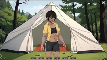 Tomboy Sex in forest [ HENTAI Game ] Ep.1 outdoor BLOWJOB while hiking with my GF