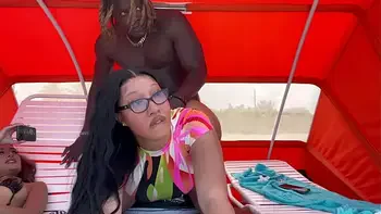 Have you ever saw seen this???? FUCKING 2 SLUTS at PUBLIC BEACH