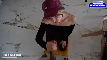 The pizza girl ate my pizza and wanted to run away. I made her suck