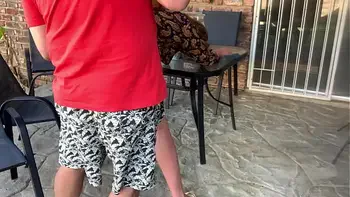 Fucking my neighbours cheating wife outdoors