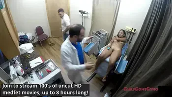 Latina Humiliated As Husband Watches Doctor Preforms Immigration Physical - GirlsGoneGyno Reup