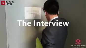 Cute Brunette Seduce Fuck Her Asian Interviewer - BananaFever