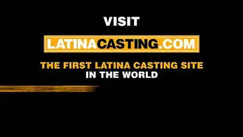 Chocolate Skin Latina Model Creampied in Fake Music Video Audition