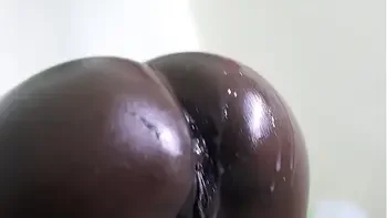 Young Ebony Amateur Loves Anal Sex, Quick Sticky Nut