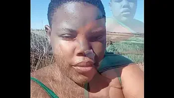 Found myself in a public bush playing with my clit and fat pussy