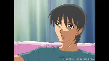 Anime teen sex orgy with busty slut spit roast