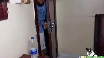 She caught him in her wardrobe