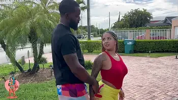 Squirting all over my neighbors bbc!