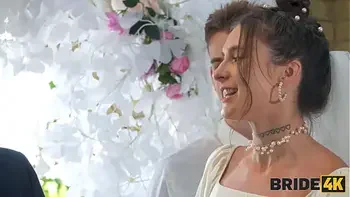 BRIDE4K. A real wedding anal fuck, Bride was nailed by a toastmaster