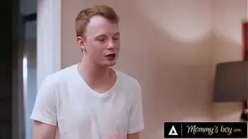 MOMMY'S BOY - PAWG Blonde MILF Cherry Kiss Is Caught Ass Fingering Herself On Stepson's Porn