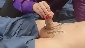 Stepmom is pushing her finger deeper and deeper into my urethra. Path 2.