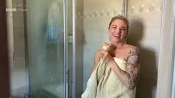 My Neighbor Catches Me Jerking Off and Decides to Take It in Her Mouth