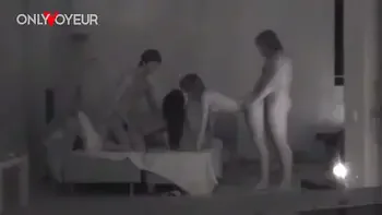 Homemade Voyeur. Very hot swingers vacation FFMM foursome