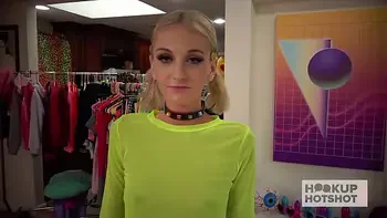 Tiny Titties Blonde Tallie Lorraine Is Being Fucked On All Her Fours!