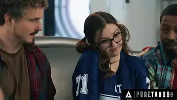 PURE TABOO Mischievous Teen Leana Lovings Seduces Her Stepdad's Best Friends