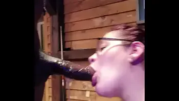 White Slut Wife Doing What She Loves Best Sucking Big Black Cock BBC