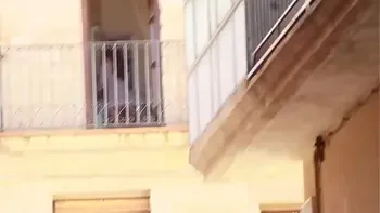 A neighbor spies on me and blackmails me into uploading this video in exchange for revealing my identity