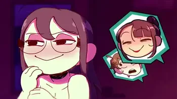 Threesom with hentai girls