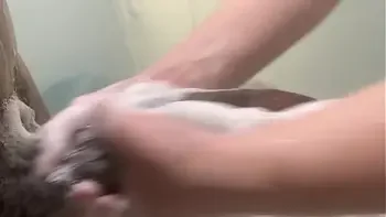 Sexy Petite Blonde Step Sister Called Step Brother To Bring Her A Towel In The Bathroom And This Happened