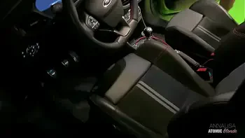 Risky Public Blowjob: Blonde Slut Swallows It All