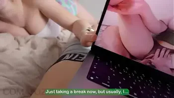 What are you doing step Bro?! - Caught Jerking Off instead of working