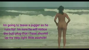 Nude Beach Public Butt Plug Surprise! Trailer.