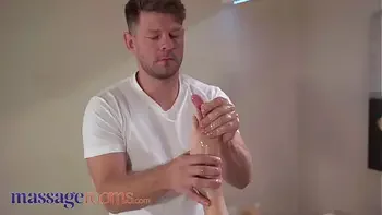 Massage Rooms Big dick masseur makes all natural Italian feel special