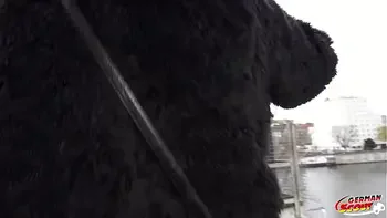 GERMAN SCOUT - Crazy Skinny Goth Girl Brisen love Rough Fuck at Porn Casting with Rimjob Squirting and Deepthroat