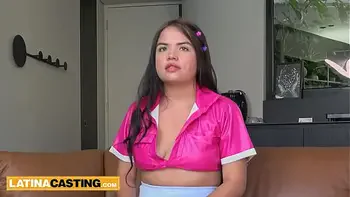 Busty 18yo Colombian Cutie & RAILED HARD At Amateur Bikini Casting!