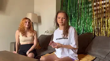 POV: Stepsister’s friend lost her mouth in cards.