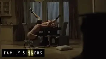 FAMILY SINNERS - Playful MILF Uses Her Big Round Tits To Fuck Her Son-In-Law's Dick And Shoot His Hot Load