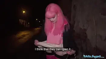 Public Agent I removed her Chastity Belt and creampied her wet pussy