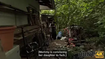 HUNT4K. Hunter loved the outdoor sex with a hot brunette chick