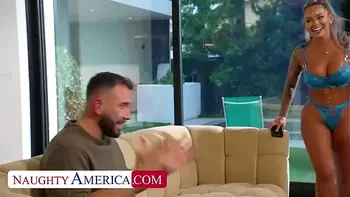 DAMN! Smoking HOT BLONDE With Tight Pussy Gets it Stretched.