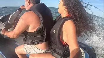 Loucuras no Jet Ski no mar do Guarujá - SP