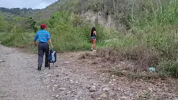 Old perverted day laborer fucks a beautiful busty and big-assed peasant woman