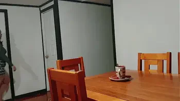 I fucked my stepmother while she was clearing the table.