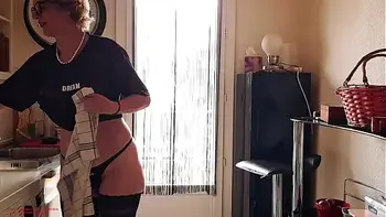 She Looked Innocent Until You Walked Into The Kitchen... Karina The Housewife With No Limits, She's Ready For Anything..